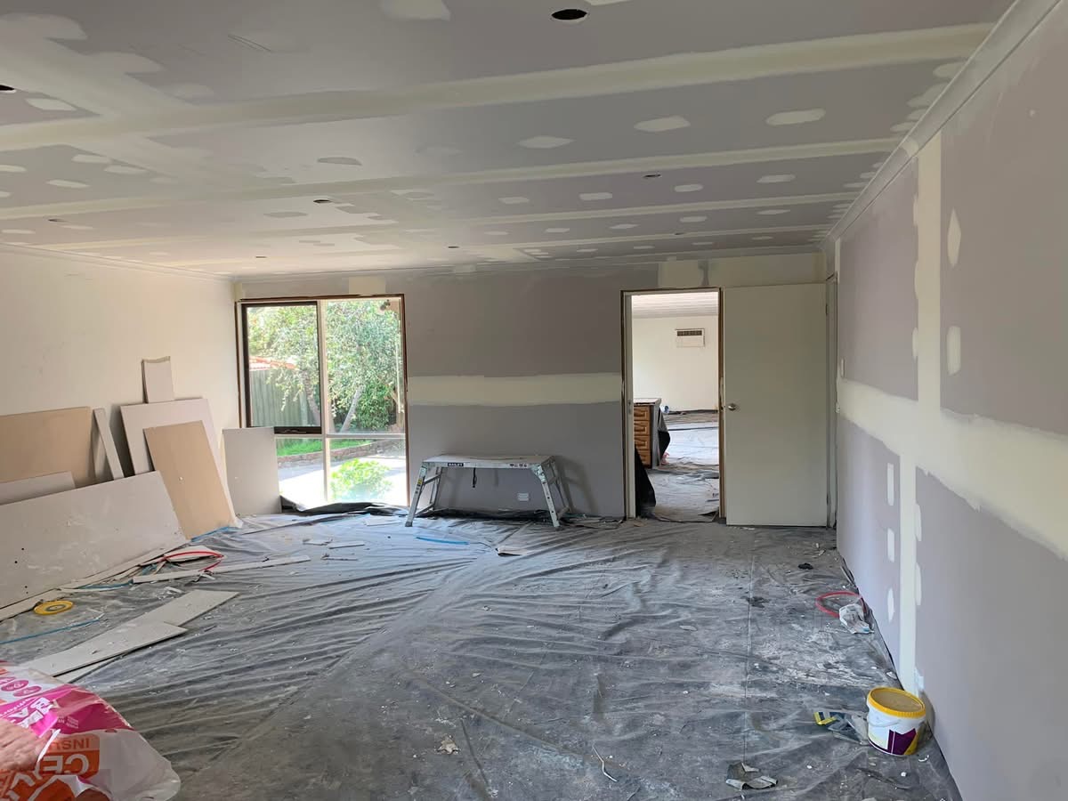 New build plastering